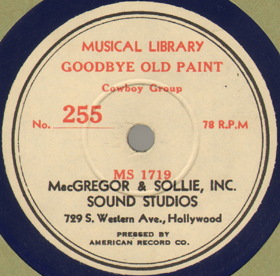 Western music Goodbye Old Paint chords, guitar tabs in NoteStore