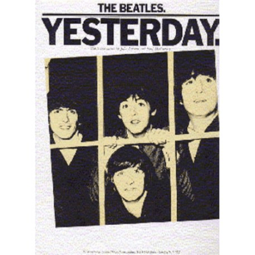 The Beatles Yesterday Noten für Piano downloaden für Anfänger Klavier