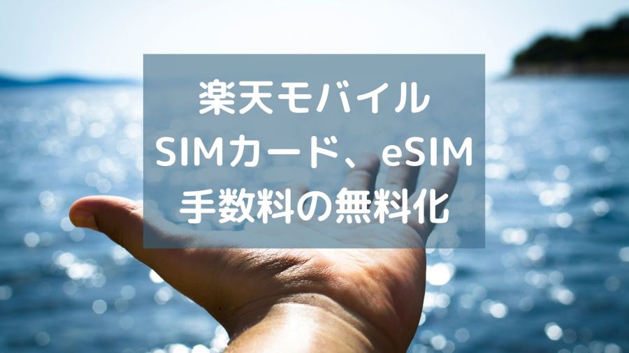 楽天モバイル 物理simカード Esimの交換や再発行手数料の無料化 国内wi Fiレンタル ライトポケット