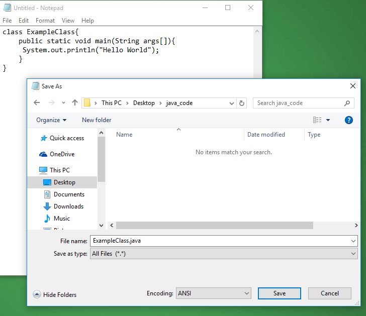 How to run a Java program from the command line? Note Arena