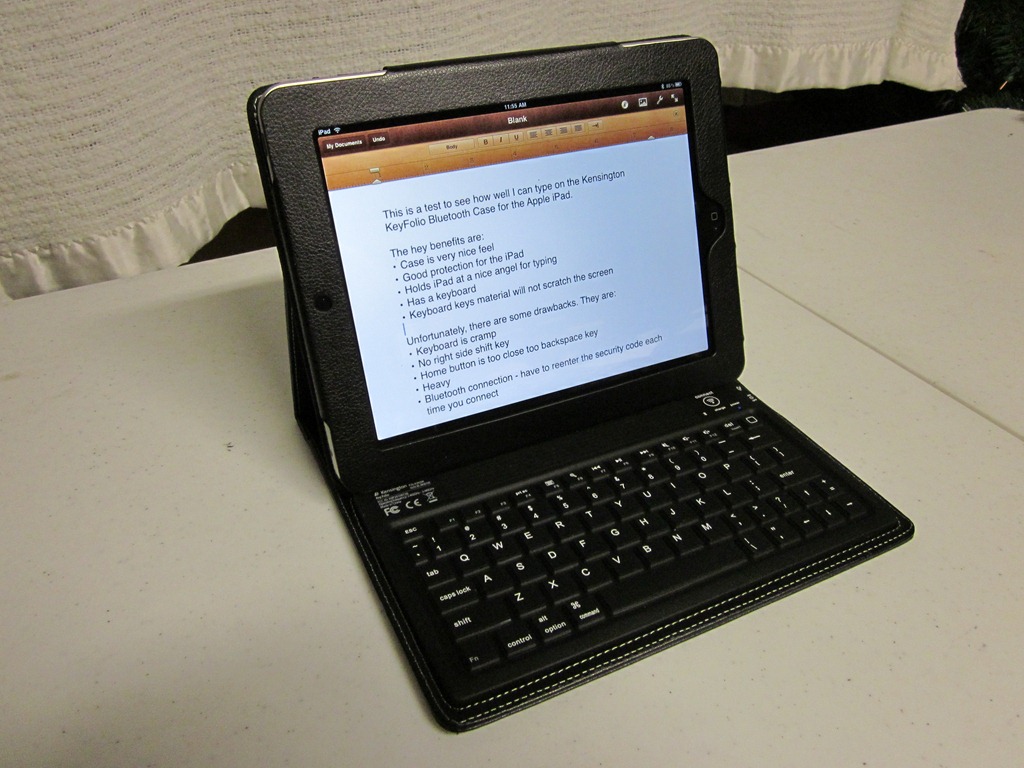 Kensington KeyFolio Wireless Keyboard with Case for the iPad Review