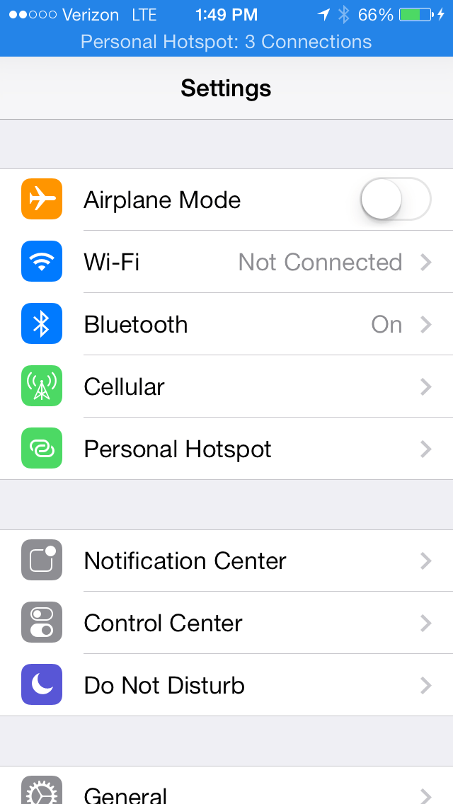 How to Share iPhone with a Notebook