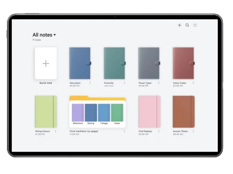 แนะนำ HUAWEI Notes เวอร์ชันใหม่ ใน HUAWEI MatePad 11 2023