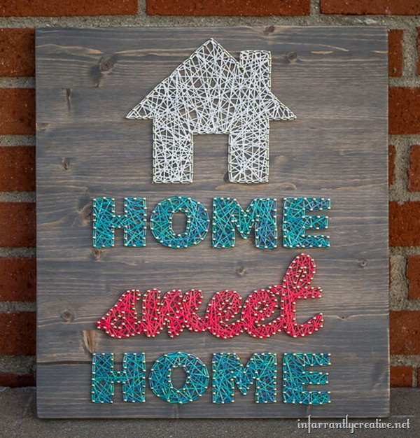 25+ DIY String Art Ideas & Tutorials for Your Home Decor Noted List