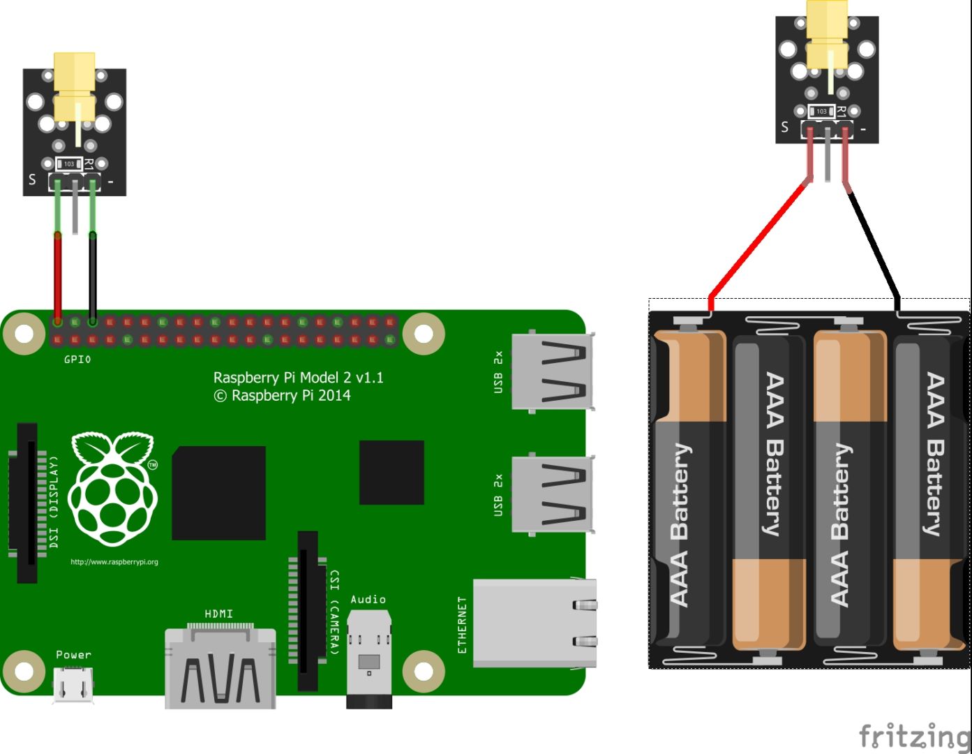 Lasers! KY008 laser module for Raspberry Pi & Arduino NotEnoughTech