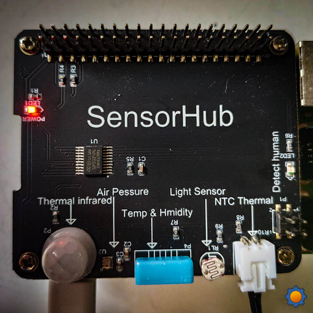 Sensors onboard DockerPi Sensor Hub NotEnoughTech