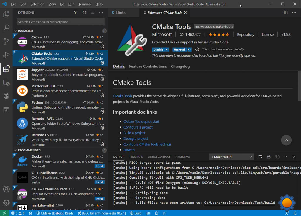 Cmake Without Visual Studio