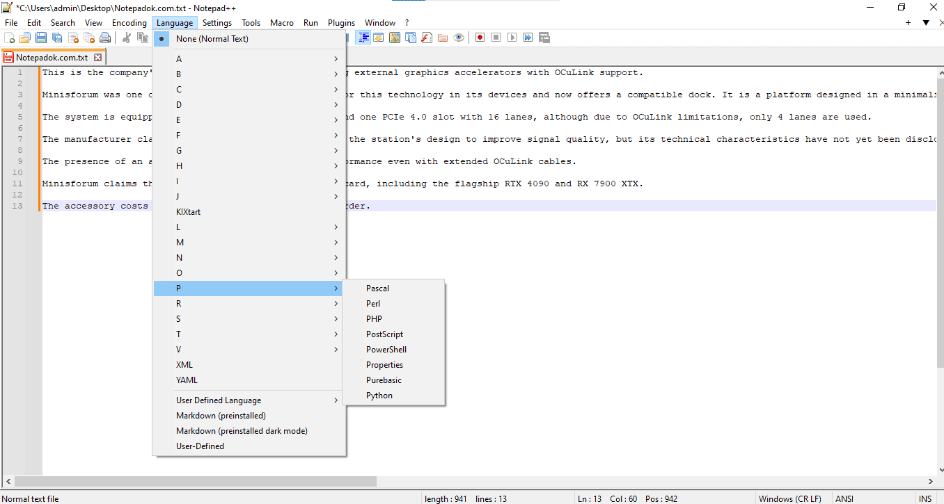 How to highlight text with color in Notepad++ NotepadOK