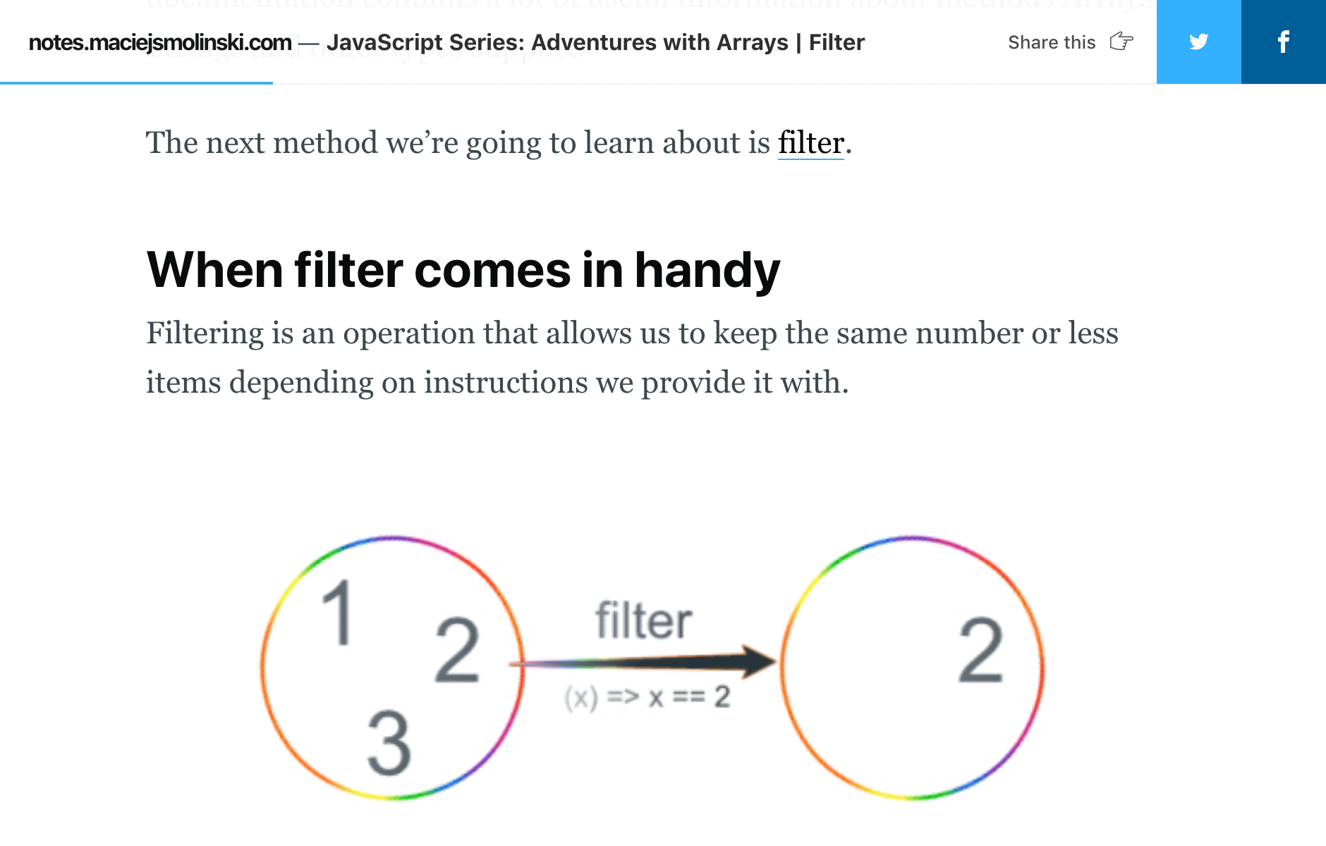 JavaScript Series Adventures with Arrays Filter