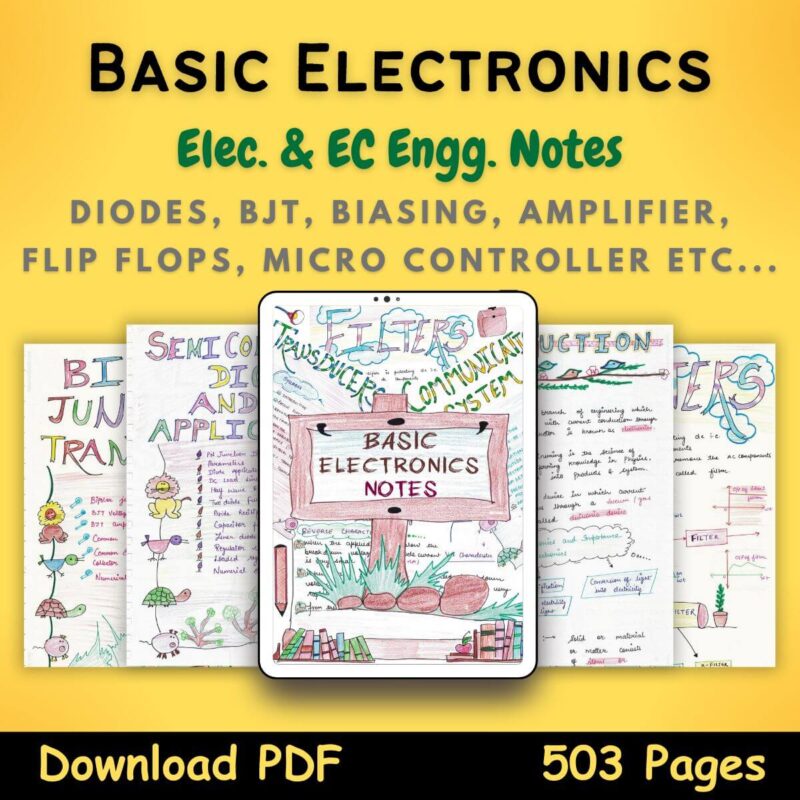 Basic Electronics Notes Buy Basic Electronics Handwritten Notes