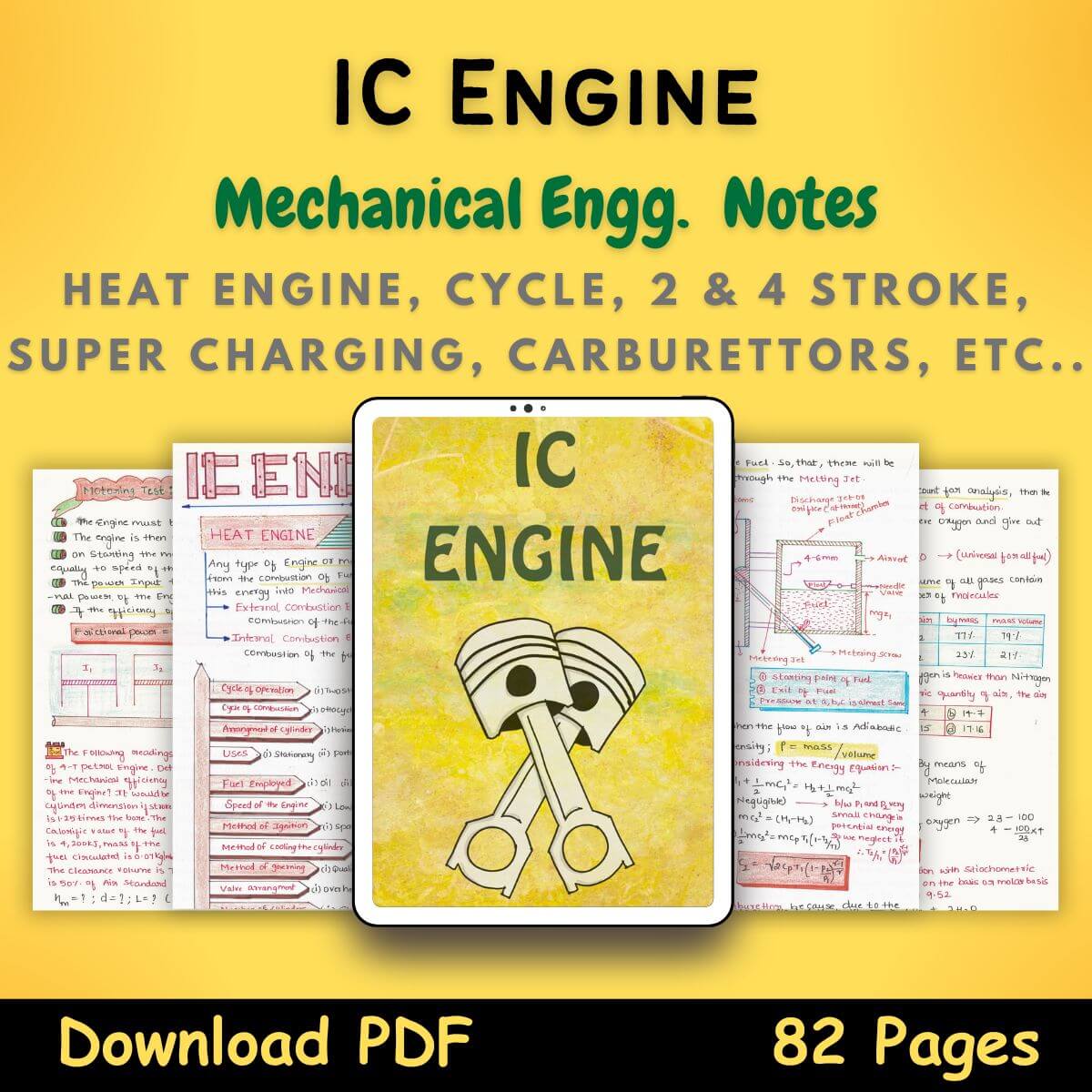 IC Engine Notes Download IC Engine Notes Free PDF