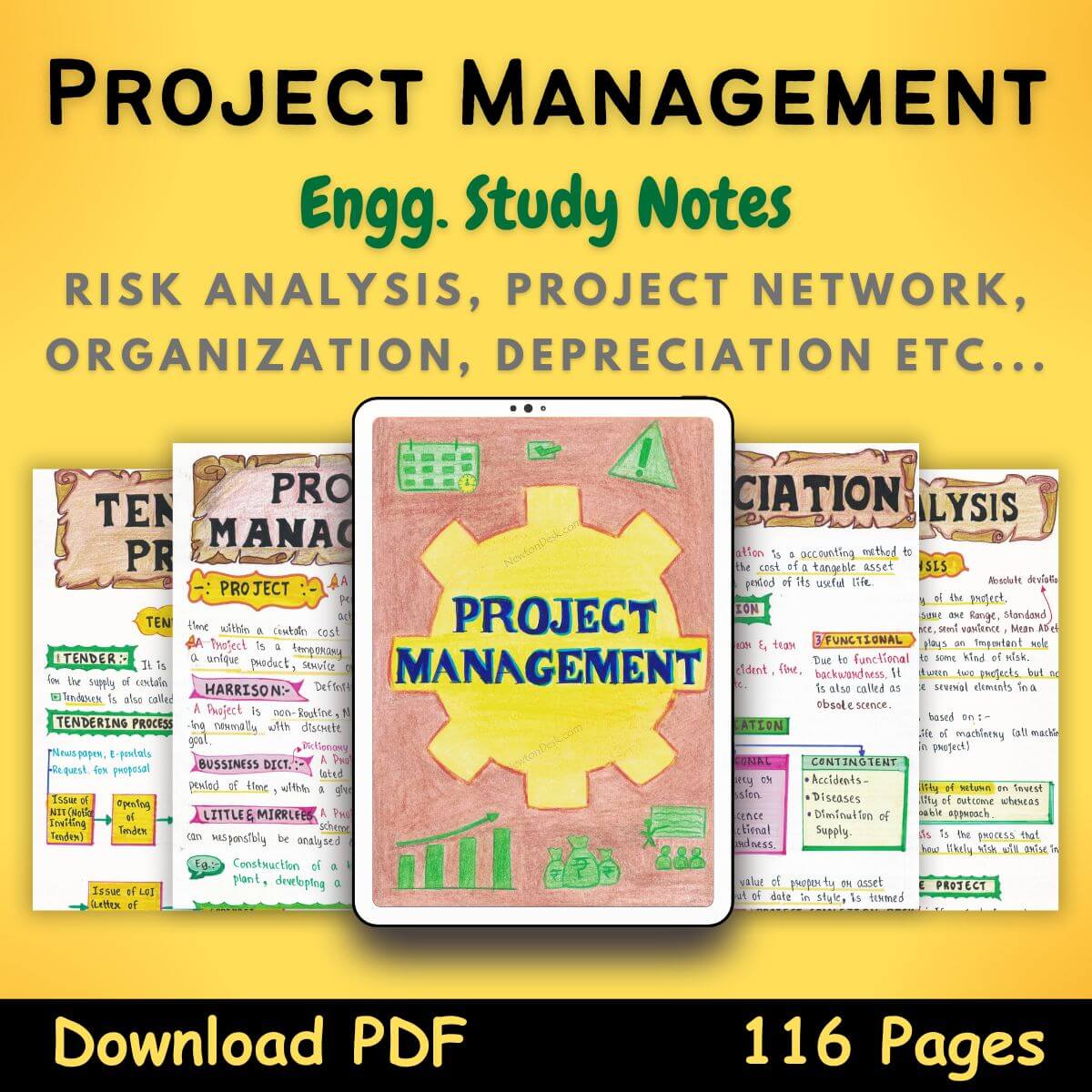 Project Management Notes Complete Guide & Study Material