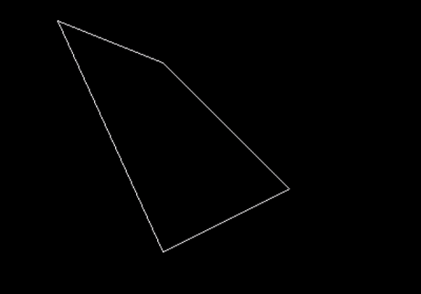 C program to draw a polygon shape