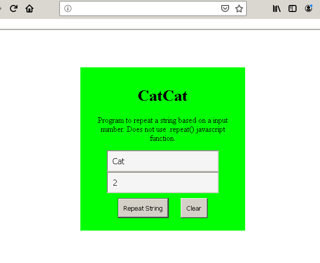 Repeat A String Notesformsc
