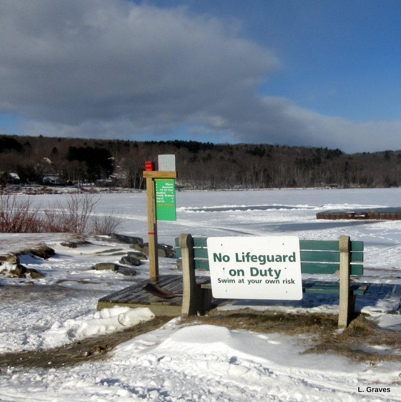Maranacook Lake in Early Winter Notes From the Hinterland