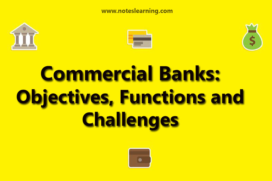 Commercial Banks Objectives, Functions, and Challenges Notes Learning