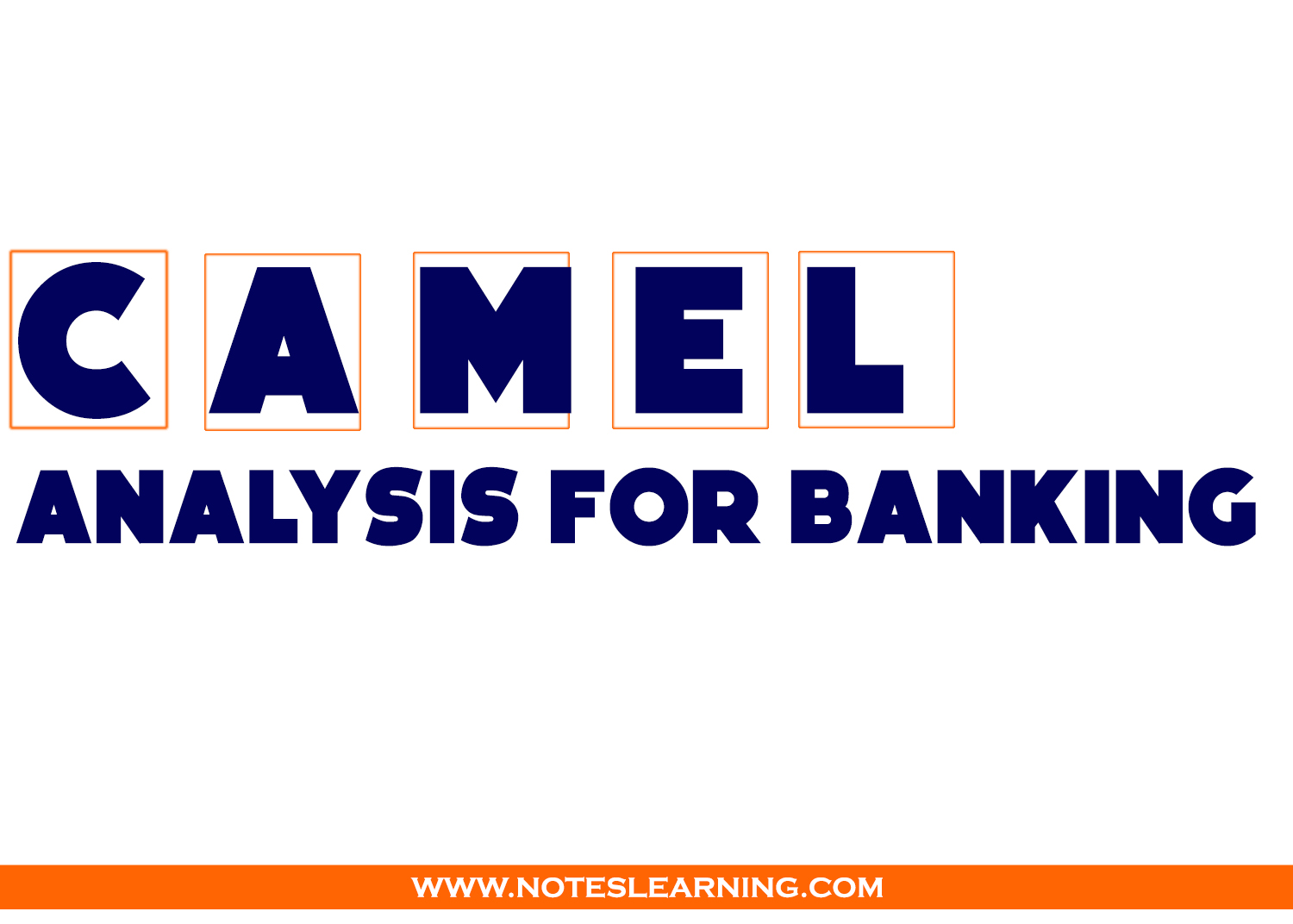 CAMEL Analysis for Banking Notes Learning
