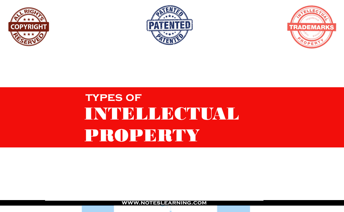 Intellectual Property and Types of Intellectual Property Notes Learning