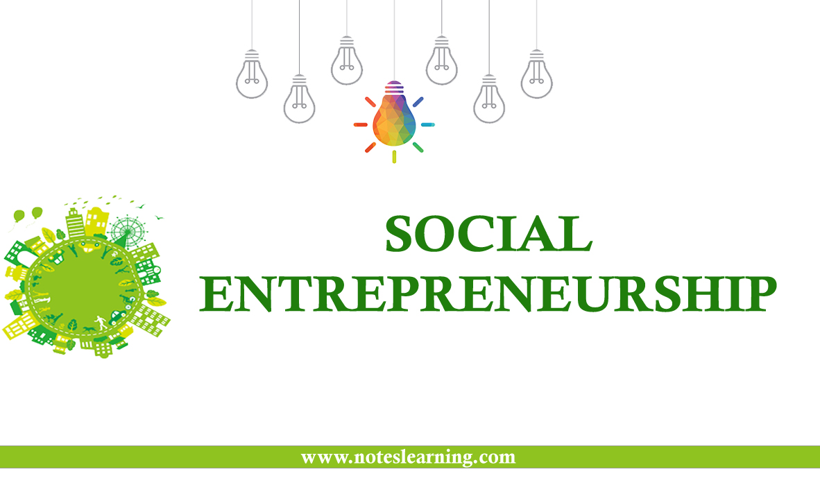 Social Entrepreneurship Introduction and Types Notes Learning