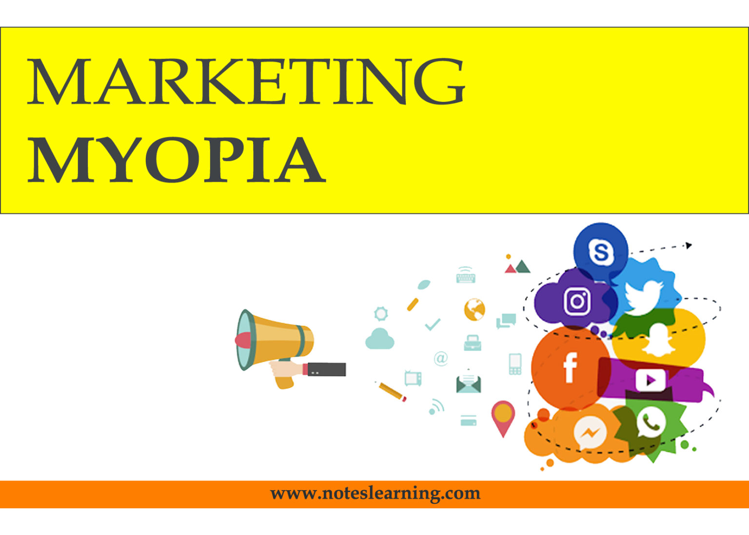 Marketing Myopia Introduction and Characteristics Notes Learning