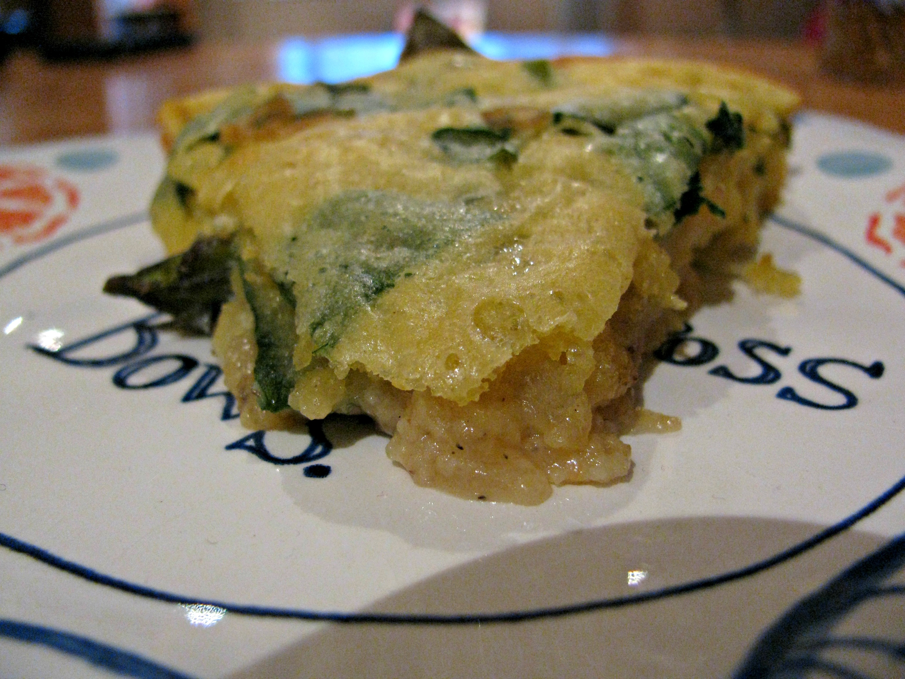 Frittata with Bacon, Asparagus, and Ramps