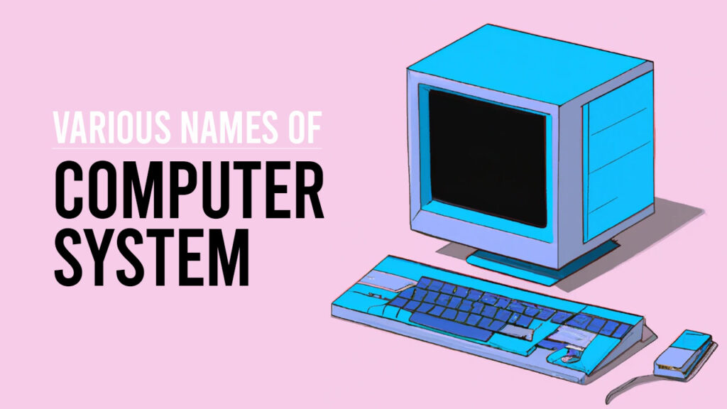 Names of Computer System Names of Computer Devices