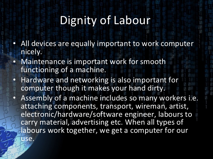 Great Essay on Dignity of Labour And Dignity of Labour Speech Notes Read Great Essay on Dignity of Labour And Dignity of Labour Speech Notes Read