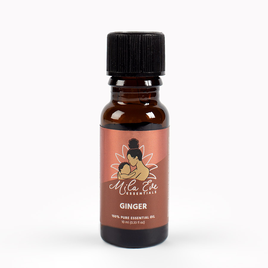 Fight early signs of a sore throat by using Ginger Essential Oil or