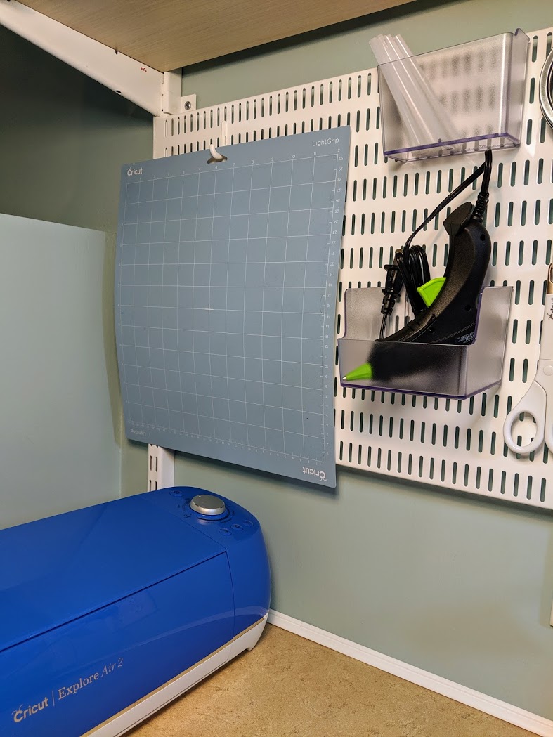 Elfa Utility Board + Cricut Hacks About Things A Hans Scharler Blog