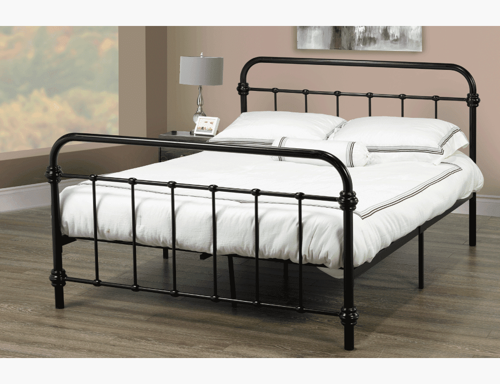 Classic metal bedframe Nothin' Fancy Furniture Warehouse