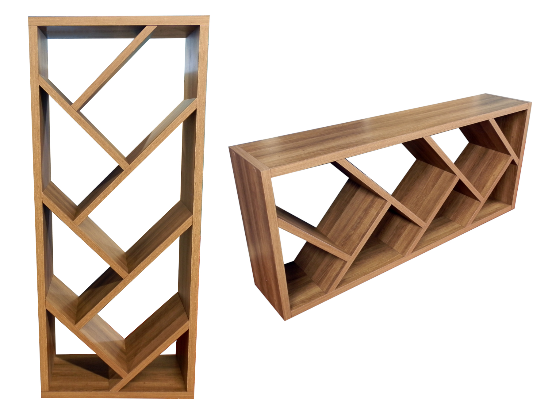 Contemporary Bookcase or Console Nothin' Fancy Furniture Warehouse