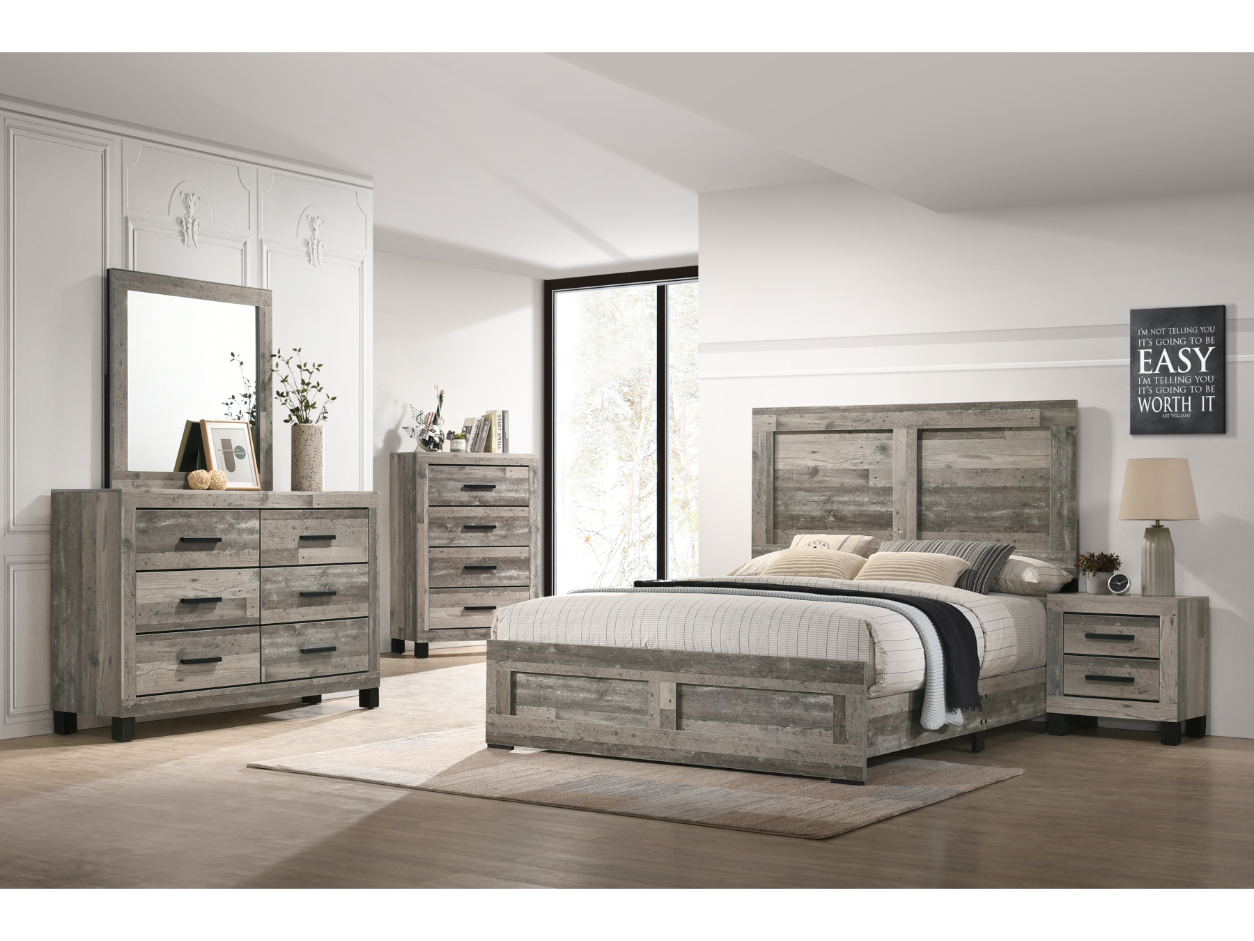 5Piece Bedroom Set Nothin' Fancy Furniture Warehouse