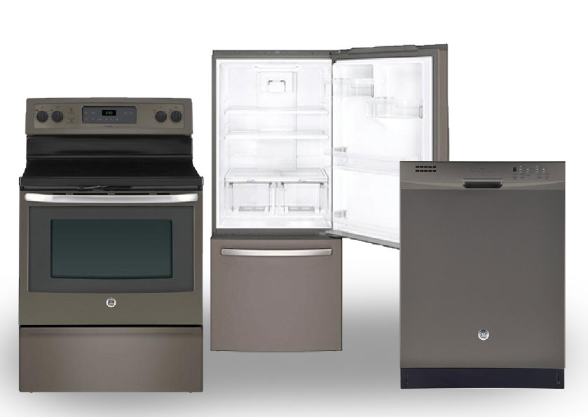 Slate kitchen appliance set Nothin' Fancy Furniture Warehouse