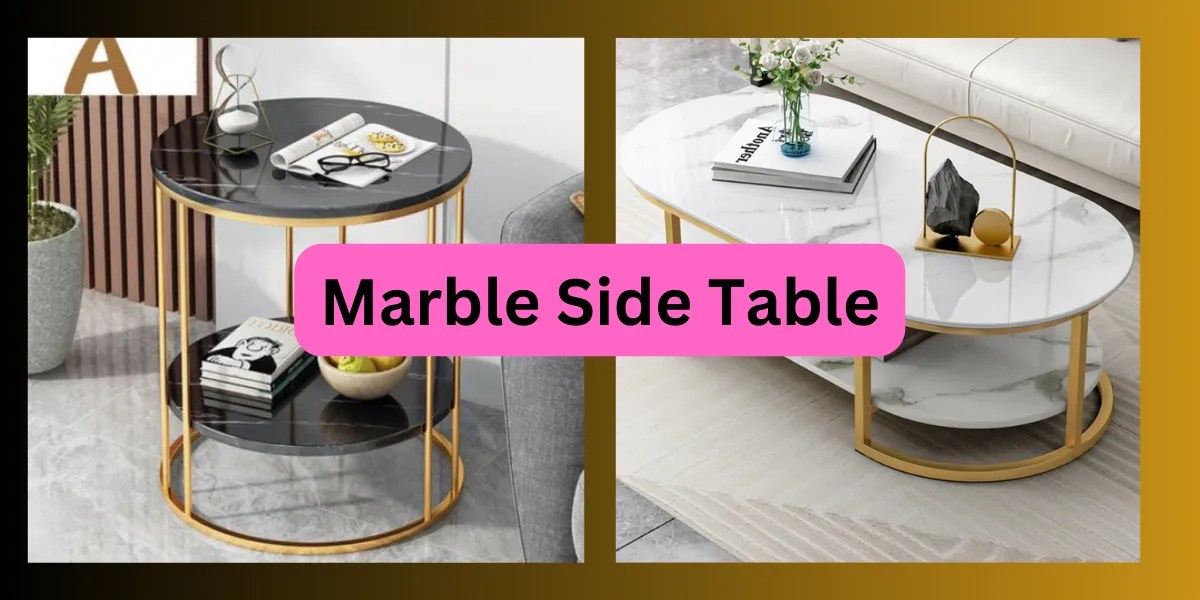 Elegance and Functionality Marble Side Table Designs
