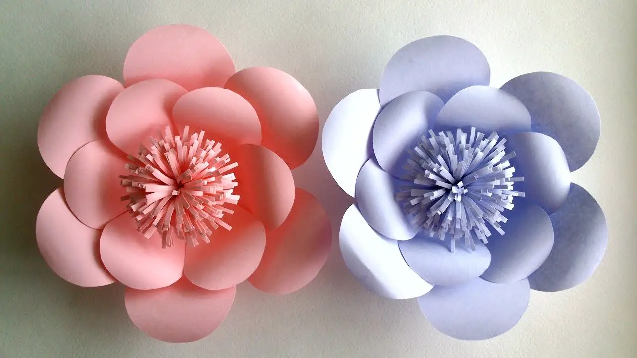 20+ ideas de decoración con flores de papel y cómo hacerlas