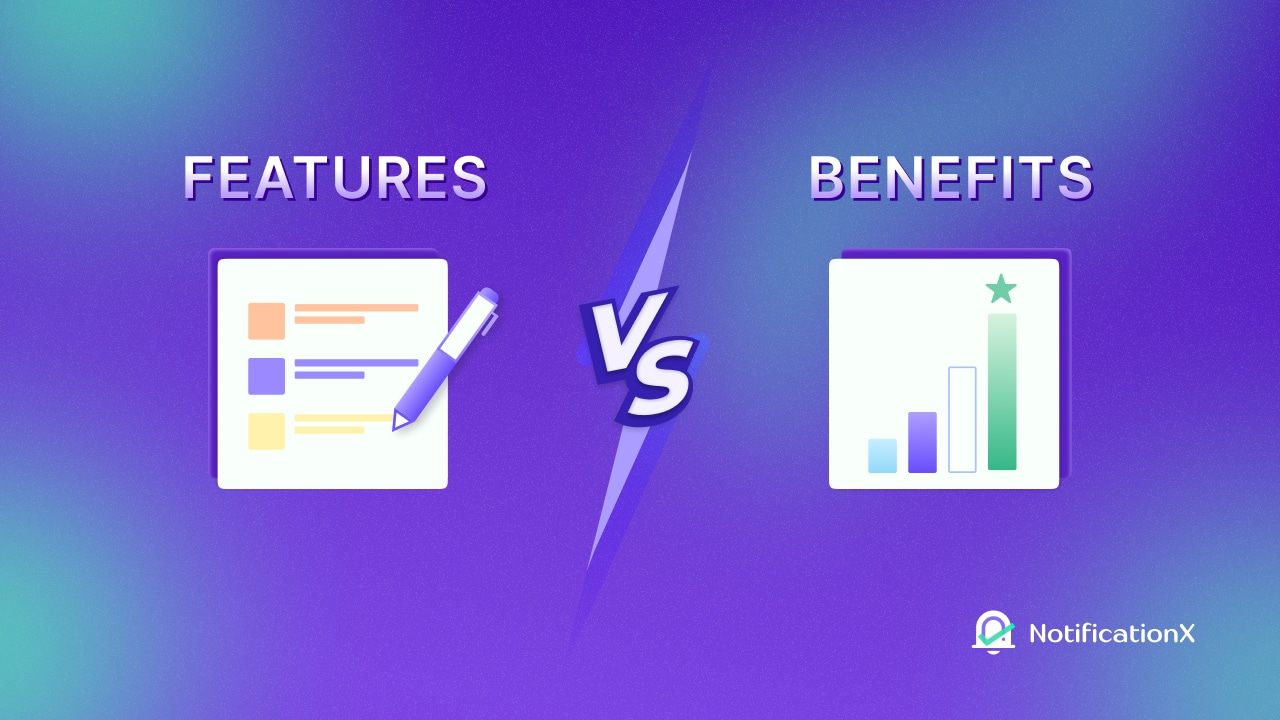 Features vs Benefits Which Drives More Sales? NotificationX
