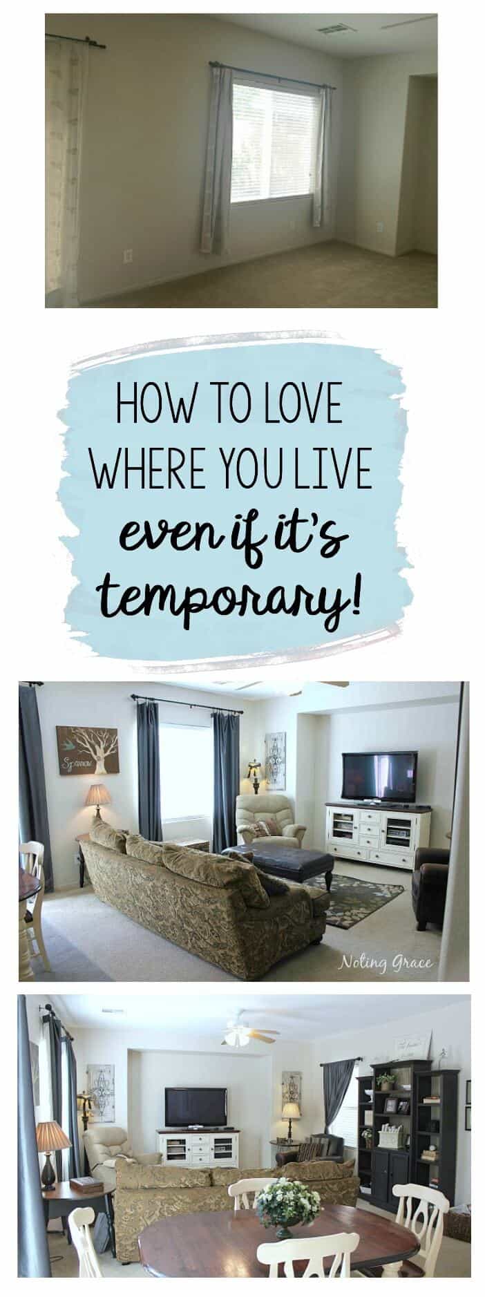 How To Decorate A Rental and Find Your Happy Place Noting Grace