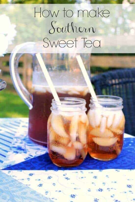 How to make Southern Sweet Tea Noting Grace