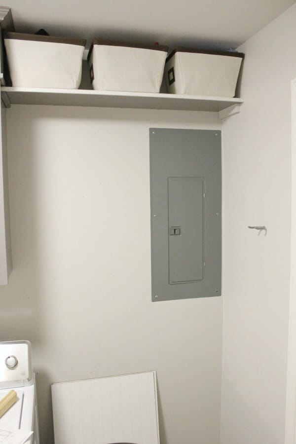 Hiding a Breaker Box - One Room Challenge Week 5 | Noting Grace