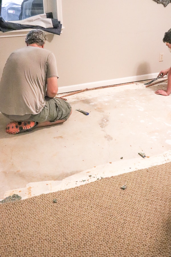 How to Install Luxury Vinyl Tile over Concrete Floors Noting Grace