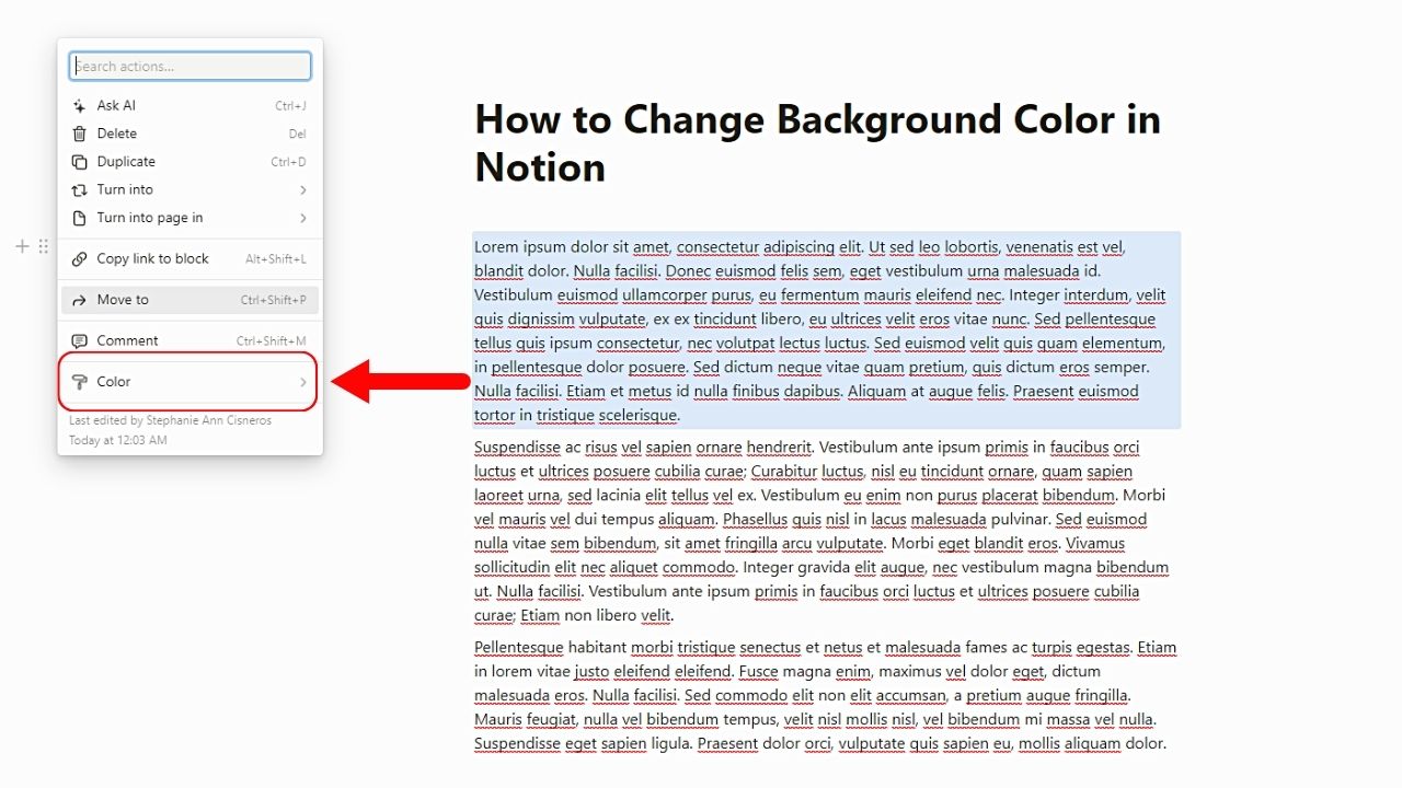 How to Change Background Color in Notion (Desktop & Mobile)