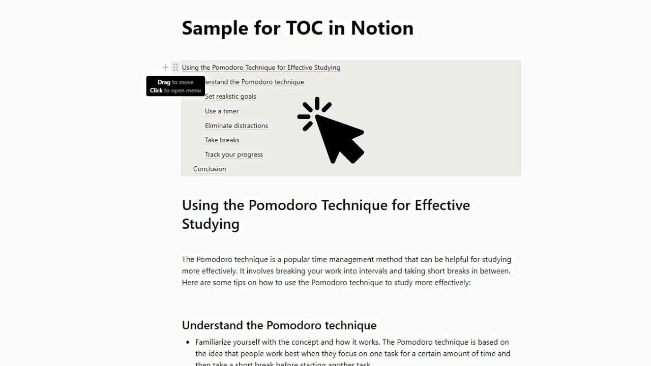 How to Add Table of Contents in Notion (Desktop & Mobile)