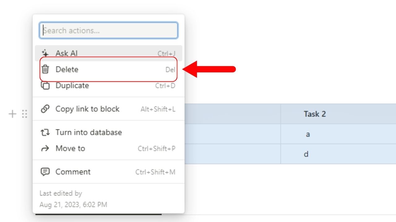 How to Delete Table in Notion A Quick and Easy Tutorial