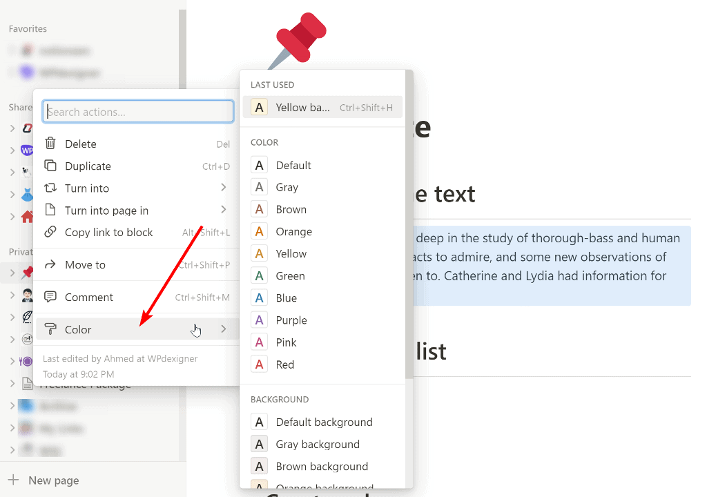 How To Change the Background Color in Notion notionzen