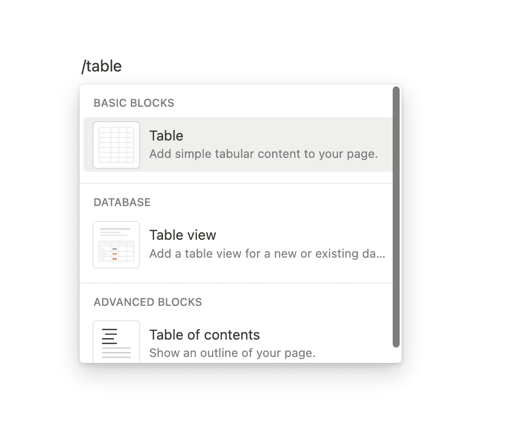 How To Insert a Table in Notion notionzen