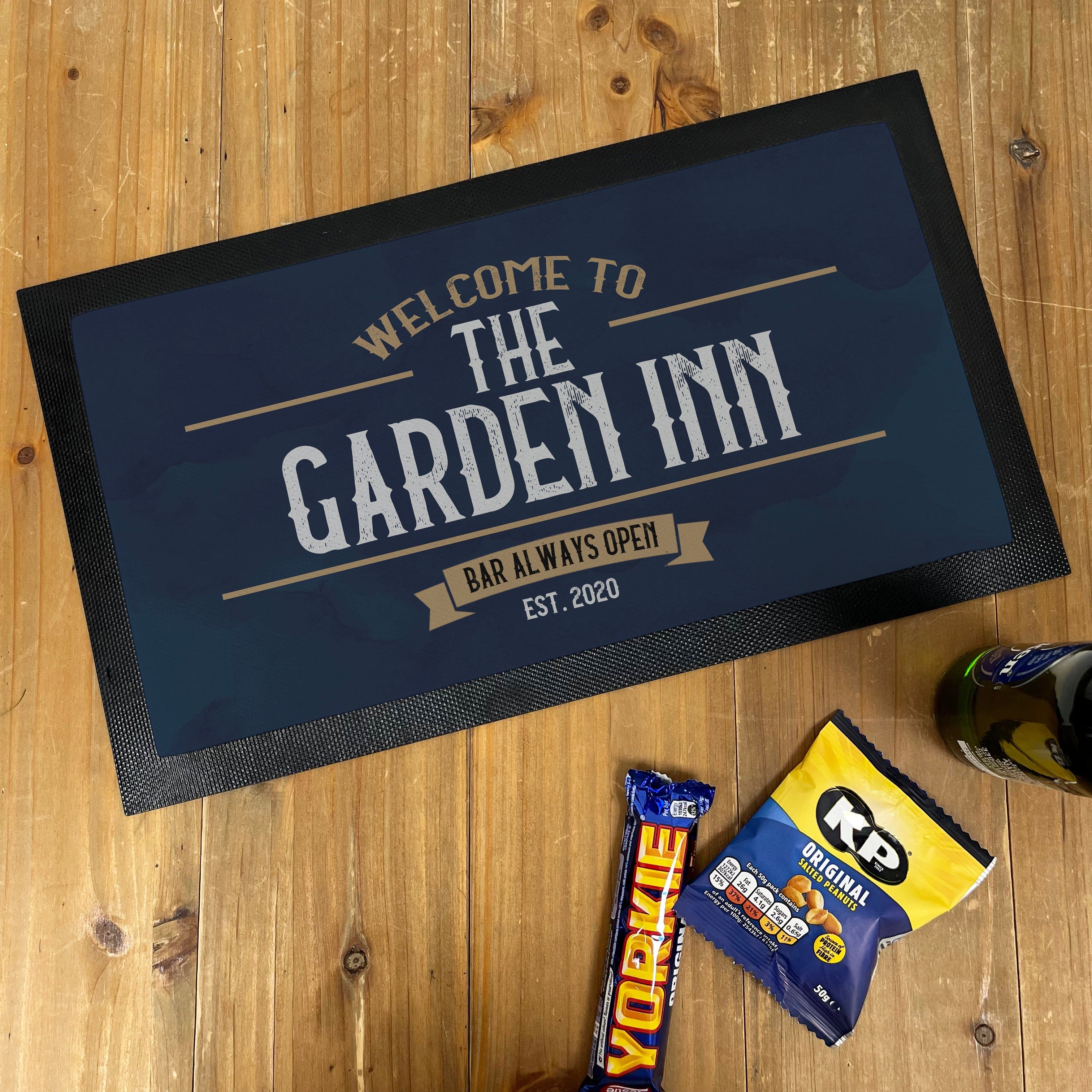 Home Bar Mat Home Pub Accessories Customised Father's Day Gift