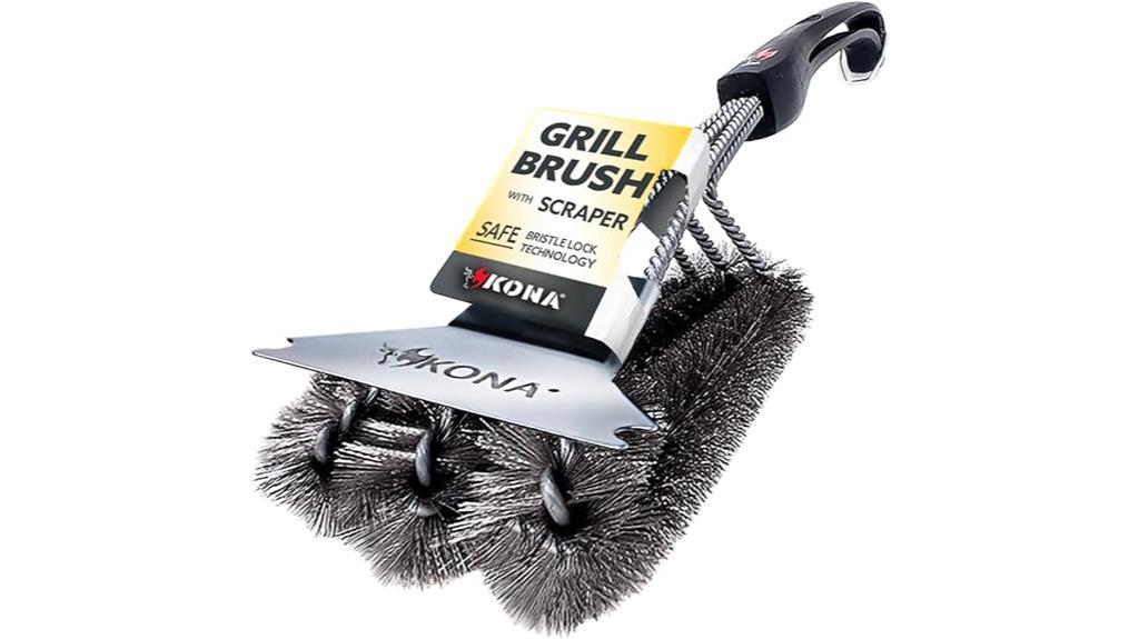 Kona Grill Brush and Scraper A Review Bob's BBQ Secrets