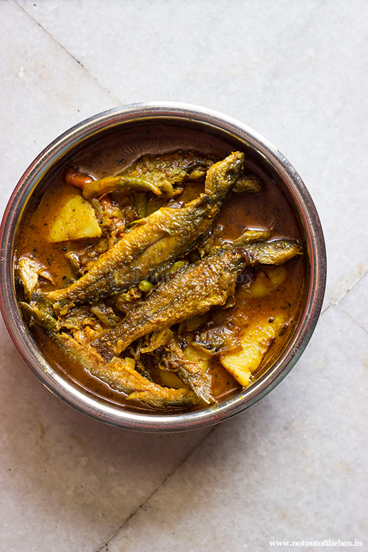Tangra Macher Jhol/Spicy Tangra fish Curry Not Out of the Box