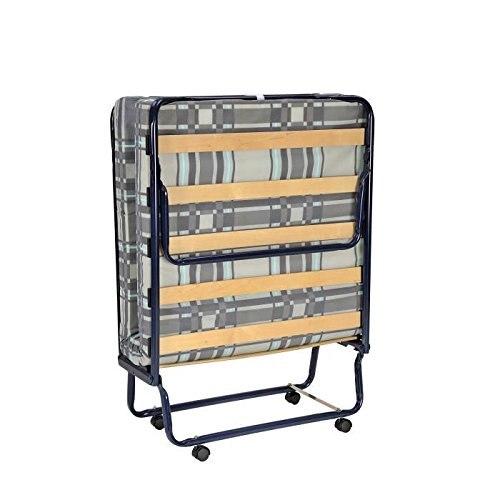 Lit pliant 12 lattes 78x185cm Matelas Mousse 8cm Notre