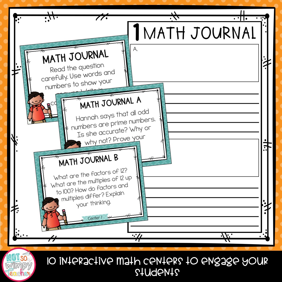 Multiplication Fourth Grade Math Centers - Not So Wimpy Teacher